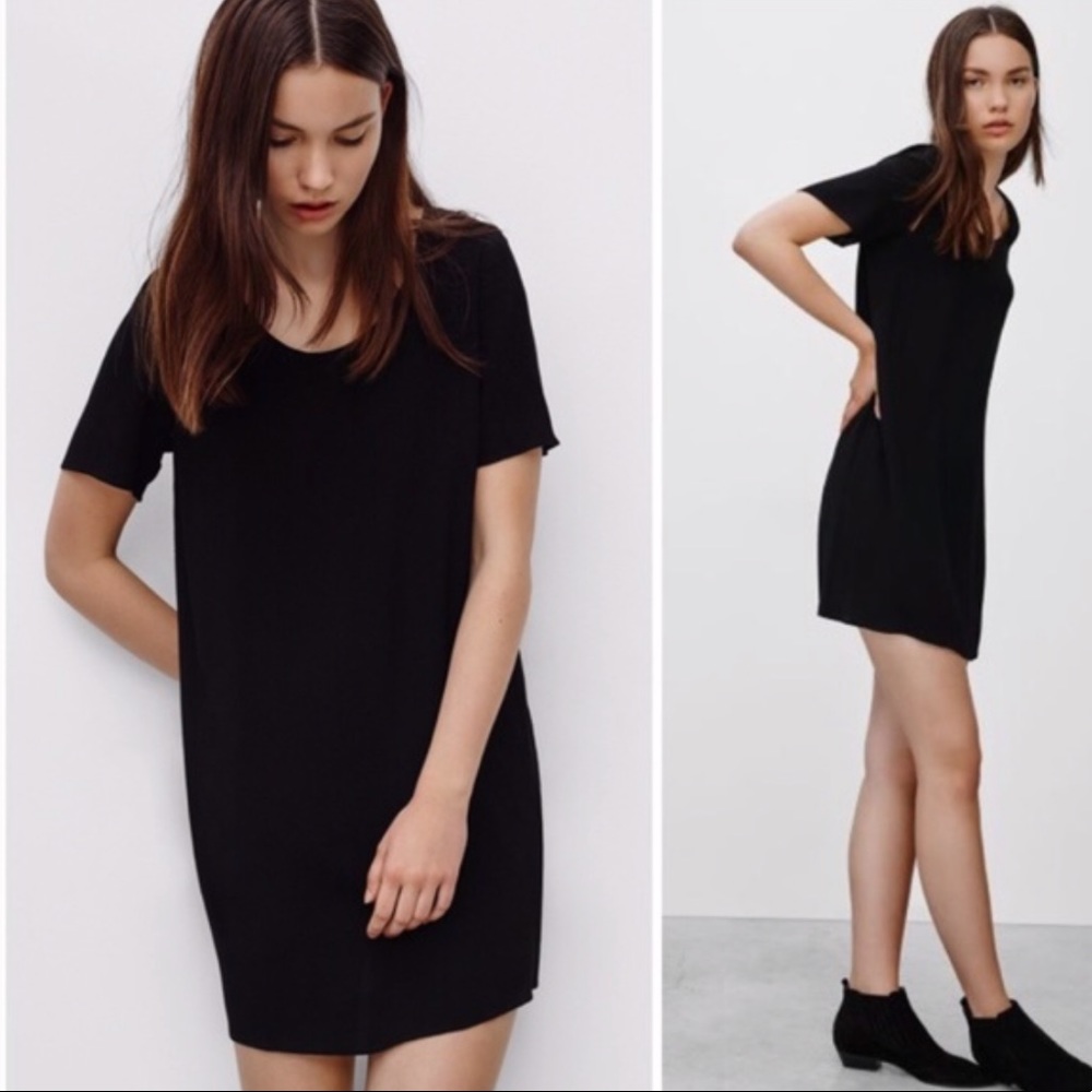 Aritzia Wilfred Free Black Tiegen Dress